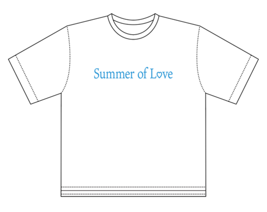 RSCアプリ会員限定「Summer of Love Tシャツ」販売決定！ - 成田昭次オフィシャルサイト